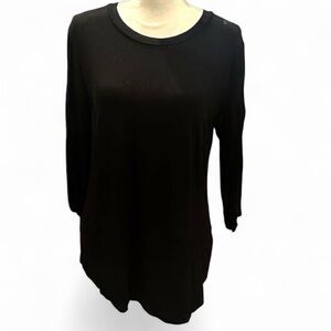 Simply Southern Black Long Sleeve Top Womens Lg